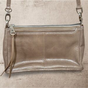 HOBO Shimmering Taupe Crossbody Bag